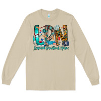 Mushroom lpn Long Sleeve Tee - CowhideDigitalArt