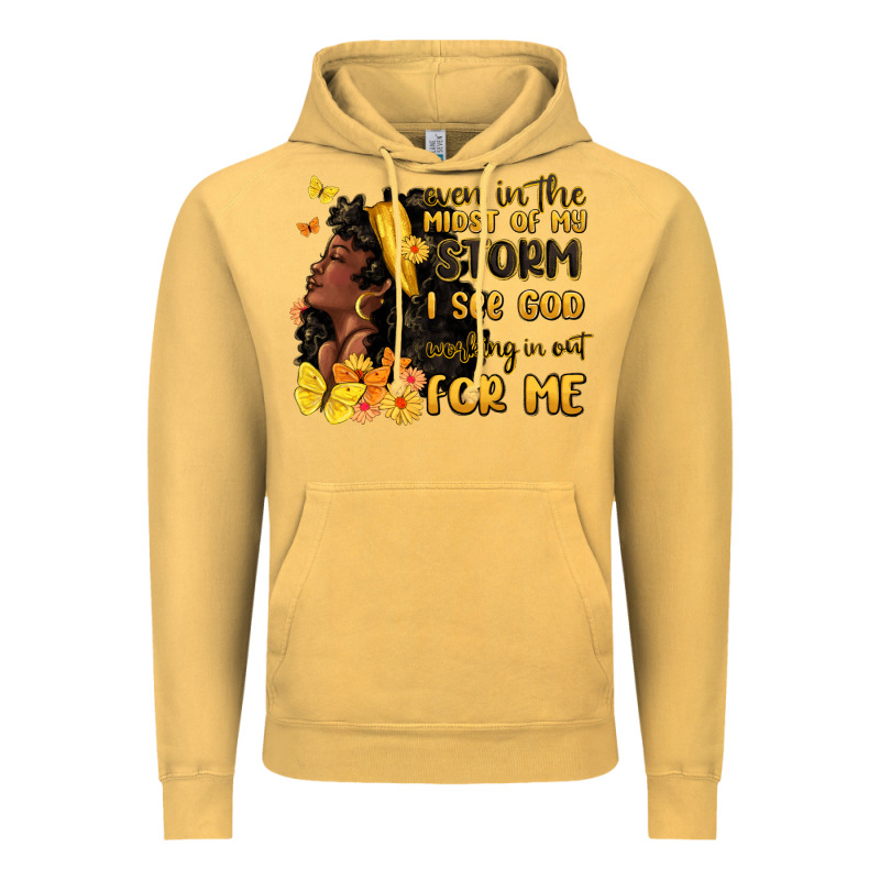 Even In The Midst Of My Storm I See God Vintage Hoodie by MaliasSmallBusiness | Teevron