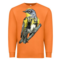 Carrot yellow rumped warbler Premium Sweatshirt - LillyAllenDesigns
