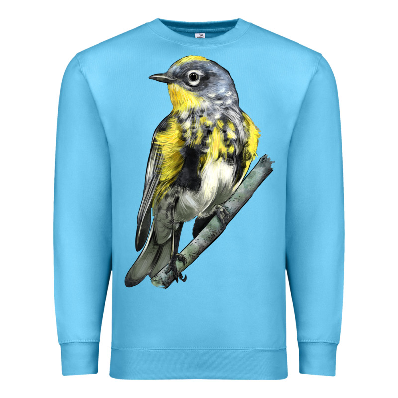Yellow Rumped Warbler Premium Sweatshirt by LillyAllenDesigns | Teevron
