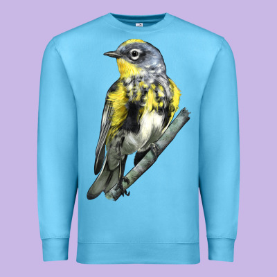 Yellow Rumped Warbler Premium Sweatshirt Designed By Lillyallendesigns