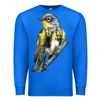 True Royal yellow rumped warbler Premium Sweatshirt - LillyAllenDesigns