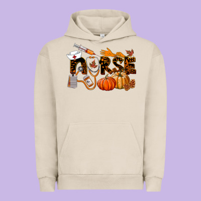 Fall Nurse Urban Hoodie Designed By Lillyallendesigns