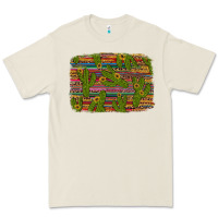Bone cinco de mayo sunflower and cactus background Premium Tee - Artiststas