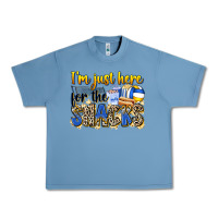 Pebble Blue i'm just here for the snacks volleyball Urban Heavy Tee - Zillion Design Studio