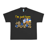 Pigment Black i'm just here for the snacks volleyball Urban Heavy Tee - Zillion Design Studio