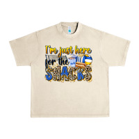 I'm Just Here For The Snacks Volleyball Urban Heavy Tee | Teevron