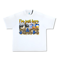 White i'm just here for the snacks volleyball Urban Heavy Tee - Zillion Design Studio