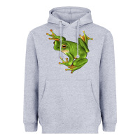 White Lipped Tree Frog Illustrations Heavyweight Hoodie | Teevron