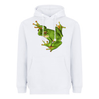White White Lipped Tree Frog Illustrations Heavyweight Hoodie - LillyAllenDesigns
