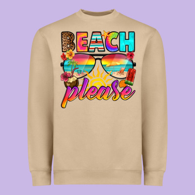 Heavyweight Sweatshirt beach please