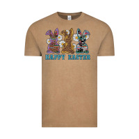 Vintage Coffee easter western bunnys happy easter Vintage Tee - RanaPortraitStore