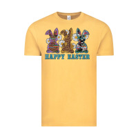Vintage Mustard easter western bunnys happy easter Vintage Tee - RanaPortraitStore