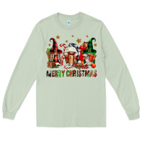 Matcha merry christmas buffalo gnomies Long Sleeve Tee - FaDigitalArtStudio