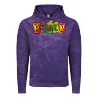 Cloud Purple power juneteenth Vintage Hoodie - MaliasSmallBusiness