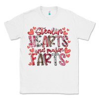White stealin hearts and makin farts Classic Tee - RacoonDesign