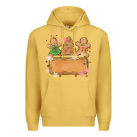Antique Gold costom name christmas cookie Premium Hoodie - MaliasSmallBusiness
