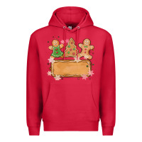 Cardinal costom name christmas cookie Premium Hoodie - MaliasSmallBusiness