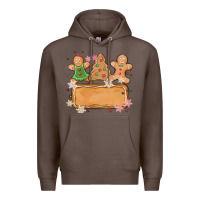 Coffee costom name christmas cookie Premium Hoodie - MaliasSmallBusiness