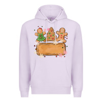 Lilac costom name christmas cookie Premium Hoodie - MaliasSmallBusiness