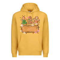 Mustard costom name christmas cookie Premium Hoodie - MaliasSmallBusiness
