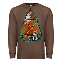 Chestnut cowhide rusty arrowhead Premium Sweatshirt - Jasminsmagicworld