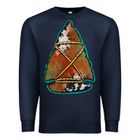 Navy cowhide rusty arrowhead Premium Sweatshirt - Jasminsmagicworld