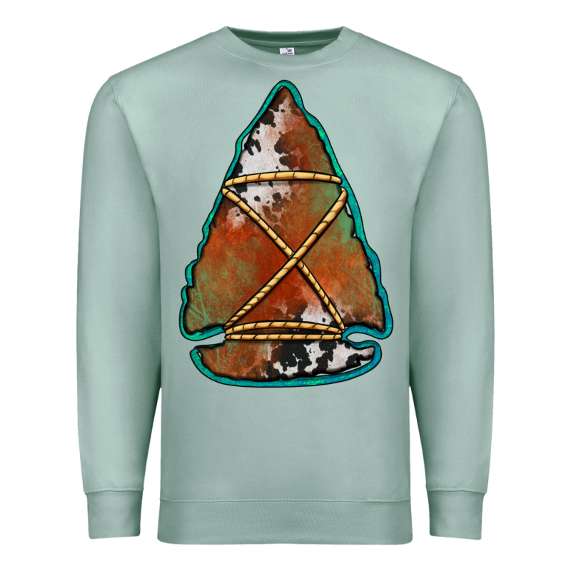 Cowhide Rusty Arrowhead Premium Sweatshirt by Jasminsmagicworld | Teevron