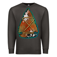 Smoke cowhide rusty arrowhead Premium Sweatshirt - Jasminsmagicworld