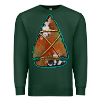 Sports Green cowhide rusty arrowhead Premium Sweatshirt - Jasminsmagicworld