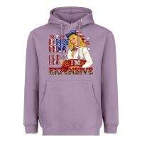 Lavender born free but now im expensive Heavyweight Hoodie - NancyCooperArtShop