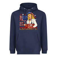 Navy born free but now im expensive Heavyweight Hoodie - NancyCooperArtShop