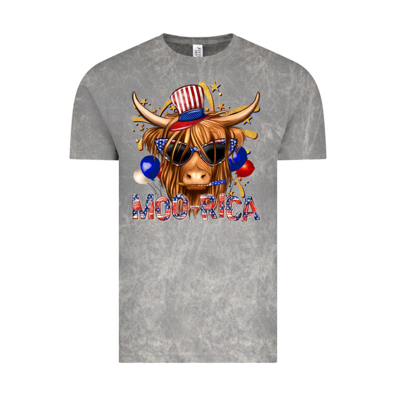 Moorica With Cow Billie Wilder Vintage Tee by texasbilliewilder | Teevron