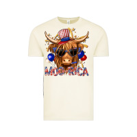 Vintage Arctic moorica with cow billie wilder Vintage Tee - texasbilliewilder