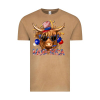 Vintage Camel moorica with cow billie wilder Vintage Tee - texasbilliewilder