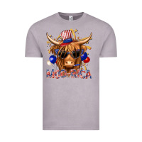Vintage Zinc moorica with cow billie wilder Vintage Tee - texasbilliewilder