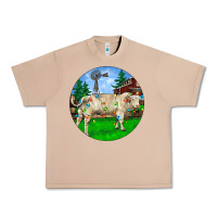 Burro christmas charolais bull and barnyard Urban Heavy Tee - RanaPortraitStore