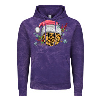Cloud Purple leopard smiley face Vintage Hoodie - MaliasSmallBusiness