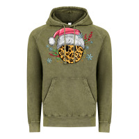 Vintage Olive leopard smiley face Vintage Hoodie - MaliasSmallBusiness