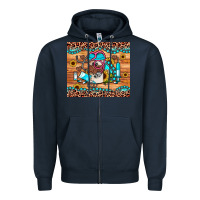Navy western gemstone sunflower nurse Zipper Hoodie - JahusDesignShop