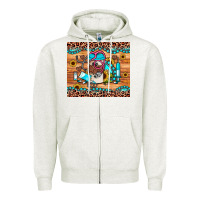 Oatmeal Heather western gemstone sunflower nurse Zipper Hoodie - JahusDesignShop