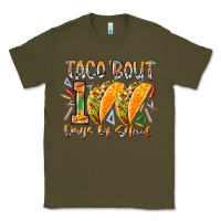 Army Green taco bout 100 days of school Classic Tee - RacoonDesign
