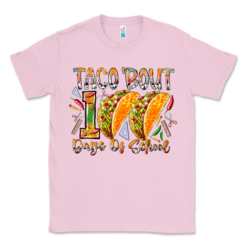 Taco Bout 100 Days Of School Classic Tee by RacoonDesign | Teevron