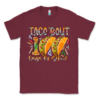 Burgundy taco bout 100 days of school Classic Tee - RacoonDesign