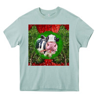 Arona christmas holstein Heavy Core Tee - LillyAllenDesigns