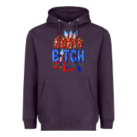 Plum boom bitch get out the way Heavyweight Hoodie - NancyCooperArtShop