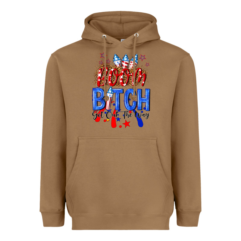 Boom Bitch Get Out The Way Heavyweight Hoodie by NancyCooperArtShop | Teevron