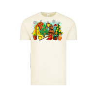 Vintage Arctic christmas trees with softball Vintage Tee - Zillion Design Studio