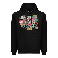 Black coffee teach repeat teacher Premium Hoodie - NancyCooperArtShop
