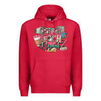 Cardinal coffee teach repeat teacher Premium Hoodie - NancyCooperArtShop